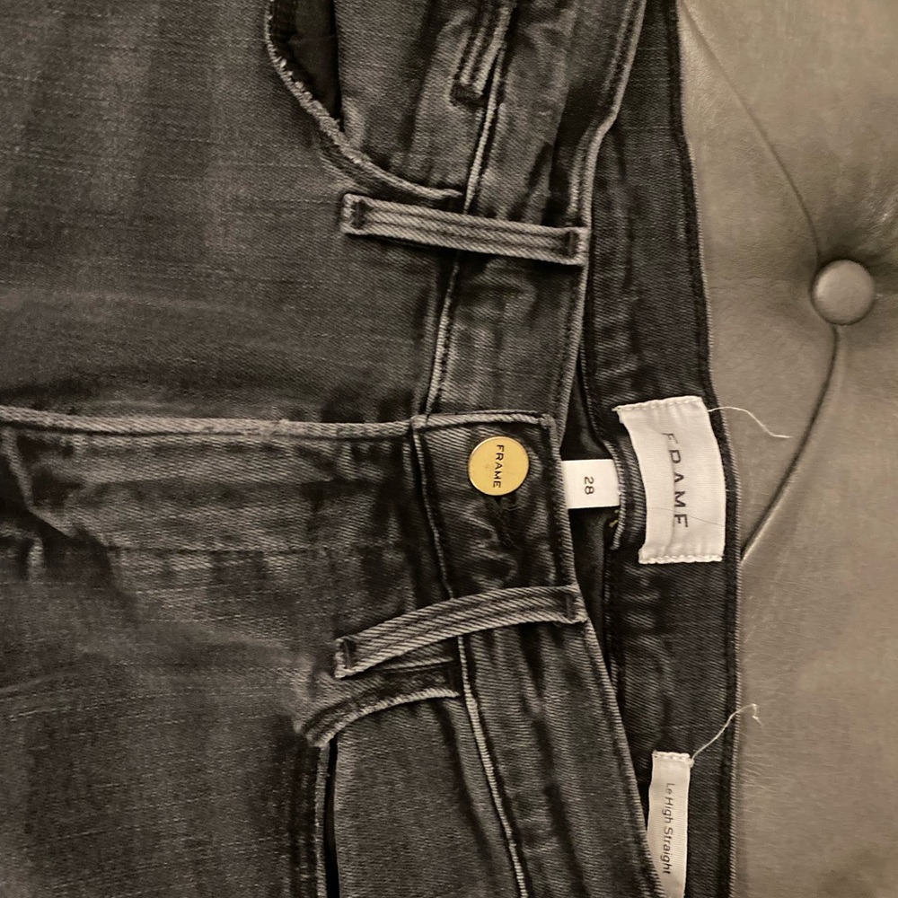 FRAME Black Denim Jeans